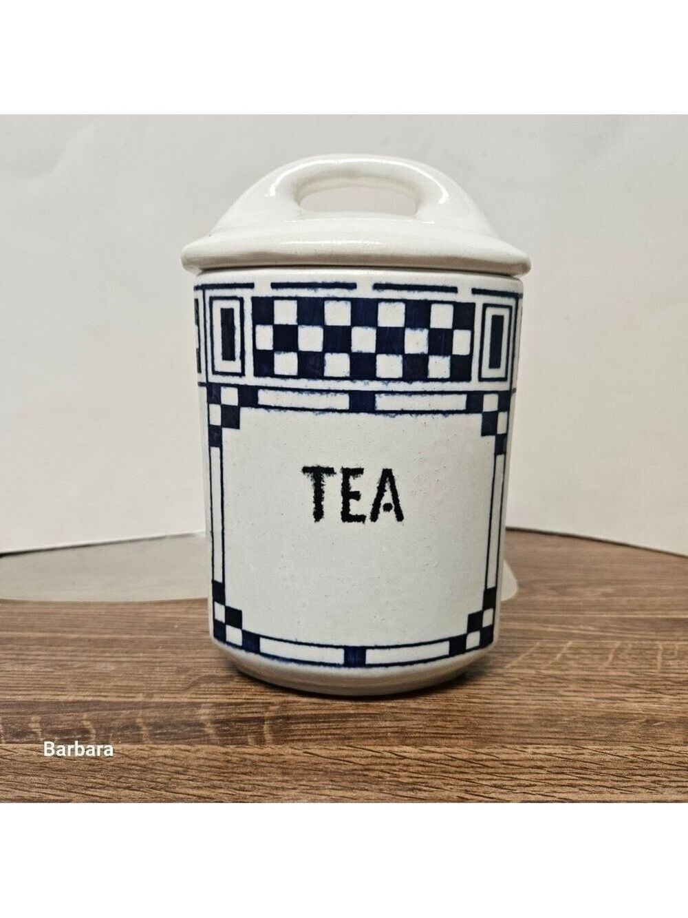 Vintage Antique 20s Czecho 1 Slovakia "Yvonne 357" Tea Porcelain Cannister